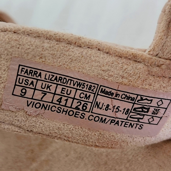 Vionic Farrah Tan Fully Adjustable Sandals Size 9 - Picture 9 of 9